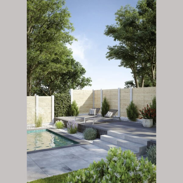 Zaunserie Gartz Element gerade